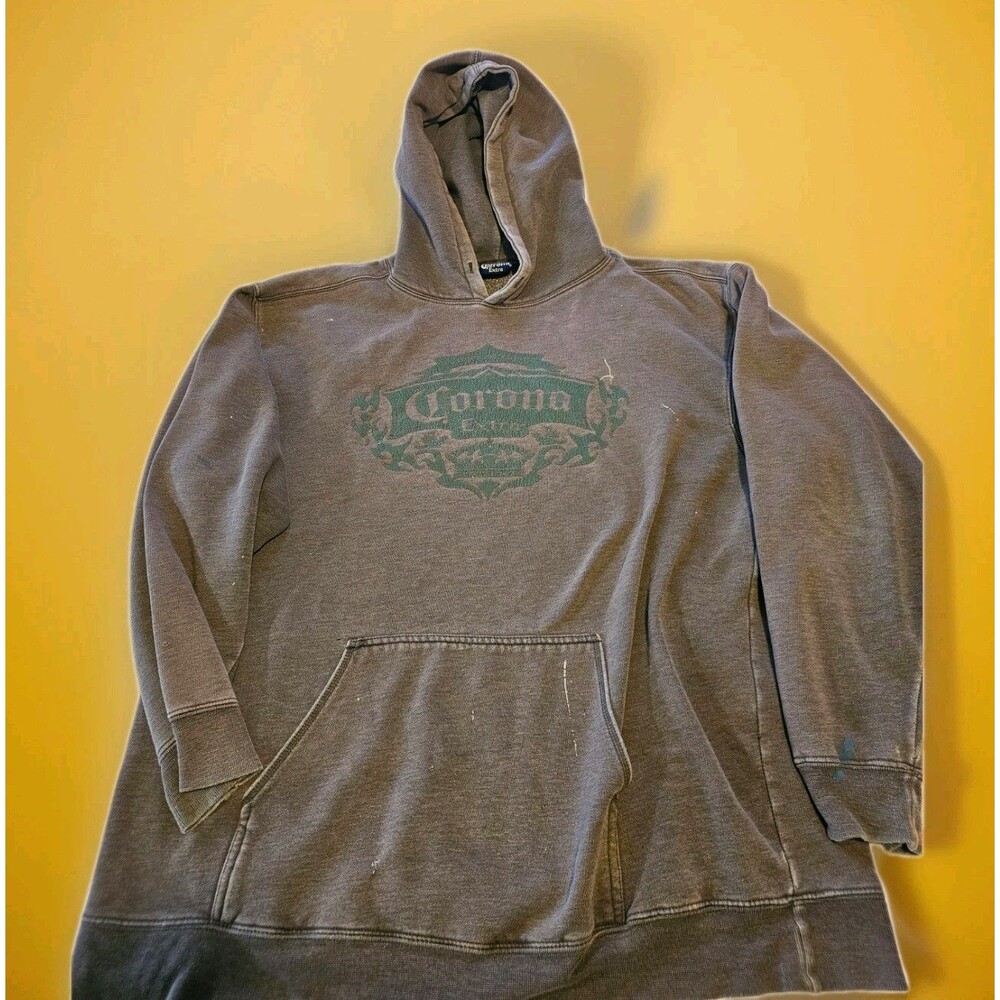 2005 Corona Extra Vintage Gray Hoodie Men's XL Graphic Print